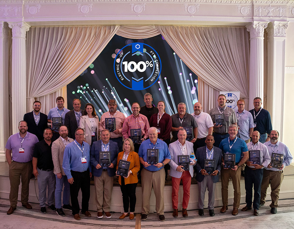 Group of 100 club inductees at co-ops connect 2025.